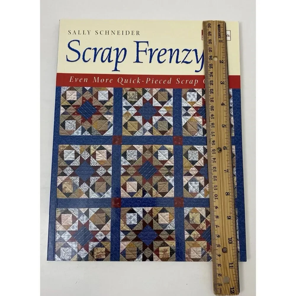 Scrap Frenzy: All New Quick-Pieced Scrap Quilts - Paperback Book